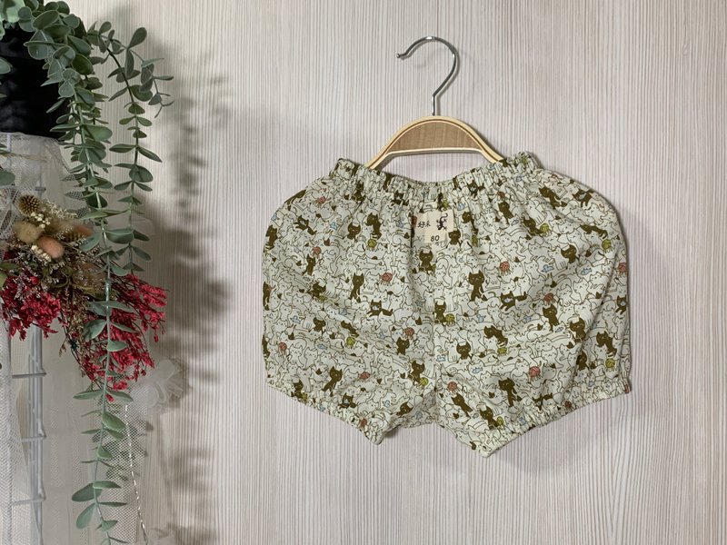 猫咪玩毛线_宝宝蓬蓬灯笼裤 - 童装裤 - 棉 多色