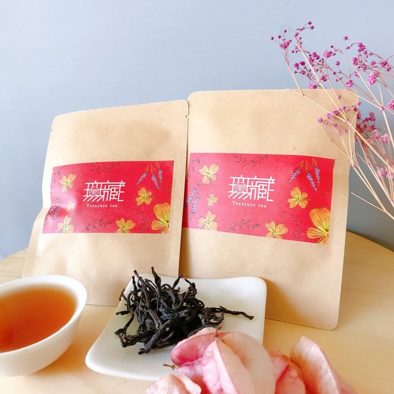 【台湾红茶】台茶18号 日月潭红玉红茶—5g散茶单入裸包装 - 茶 - 新鲜食材 红色