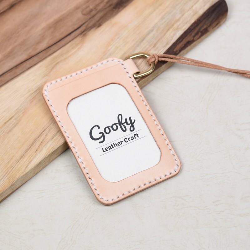 Goofy - 全手缝植鞣革 斜式证件套 - 证件套/卡套 - 真皮 