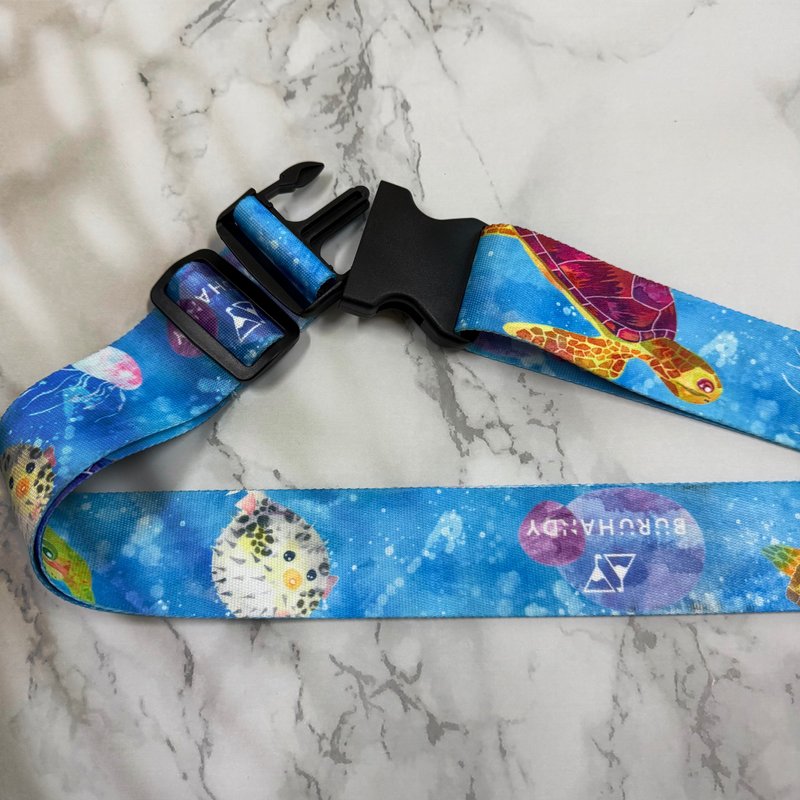 行李束带 / 平安龟来 / 旅行 / 插画 - 行李吊牌 - 聚酯纤维 