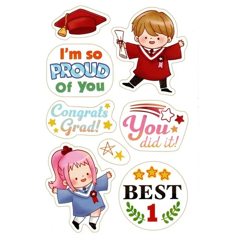 透明印章-毕业快乐 CPM-141 - 印章/印台 - 其他材质 