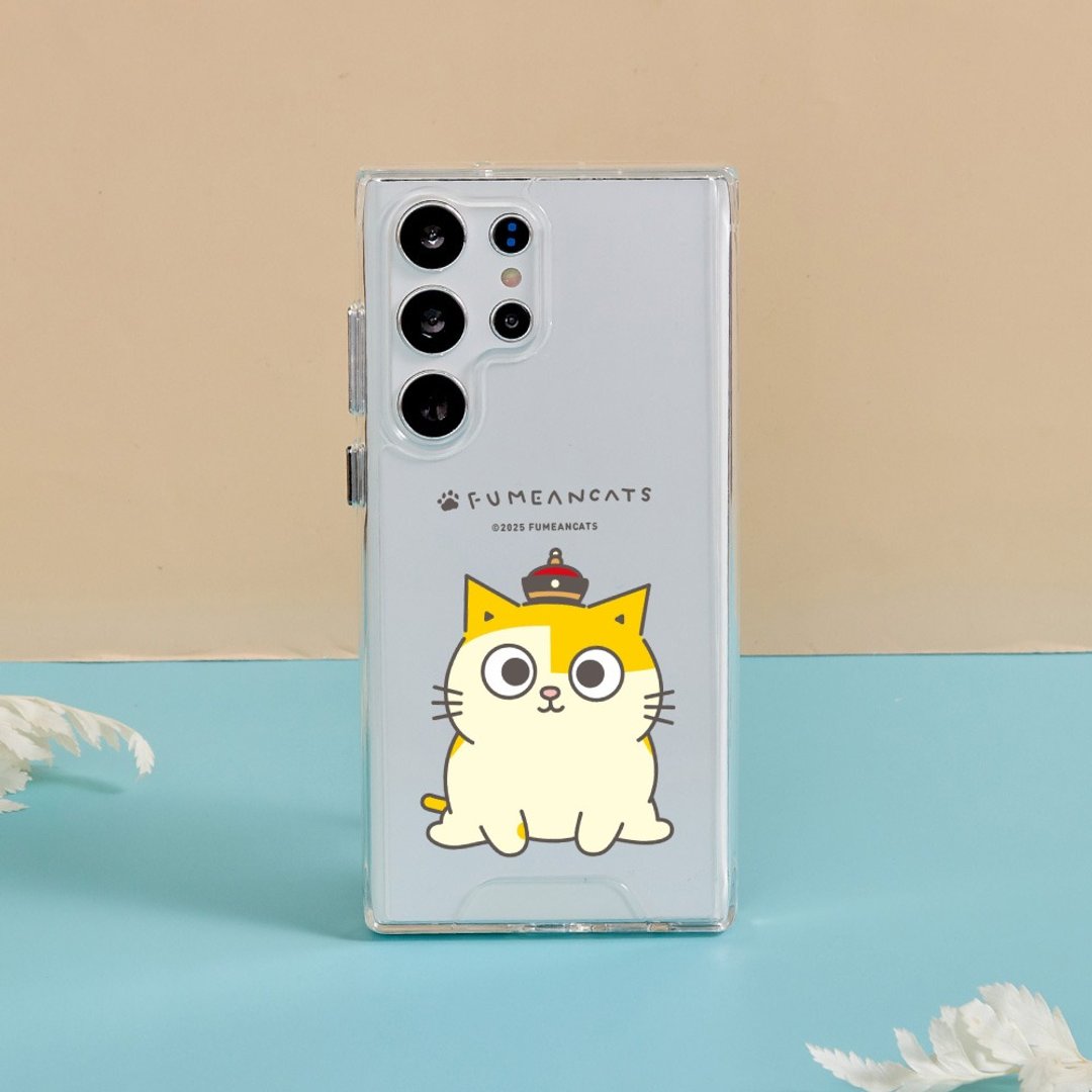 黄阿玛悠坐生活防摔透明SAMSUNG手机壳 - 手机壳/手机套 - 塑料 多色