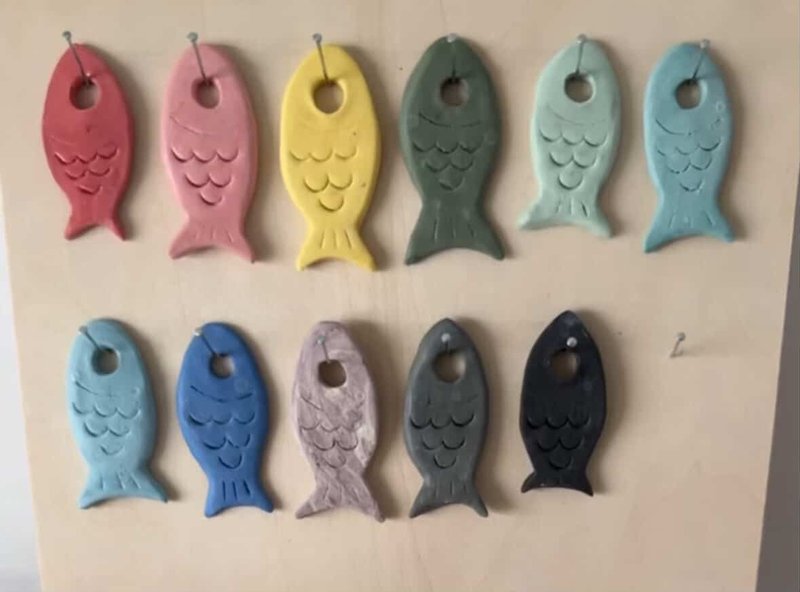 客制粉色小鱼shot杯 - 其他杯子 - 瓷 粉红色