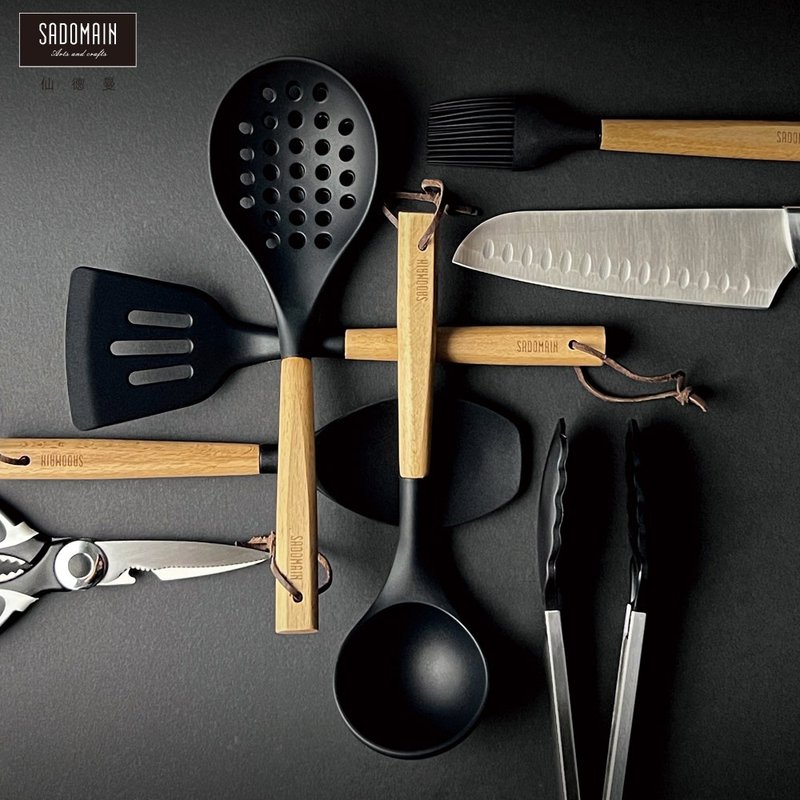 SADOMAIN 仙德曼-露营餐厨五金9件组 - 餐刀/叉/匙组合 - 其他材质 黑色