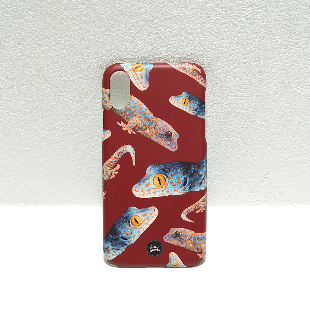 iPhone Case Cover 7 8 plus 10 11 Pro Max X XR i8 + ix S10 Note 10 P30 Sony Gecko - 手机壳/手机套 - 塑料 红色