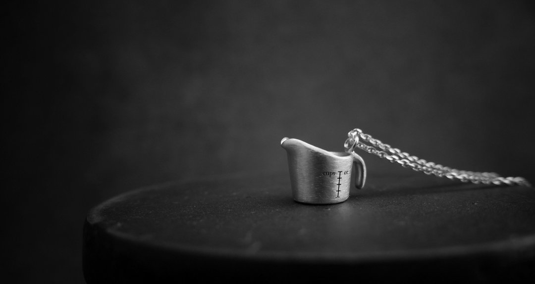【脐加厝】烘焙系列│纯银大量杯项链 - 项链 - 纯银 