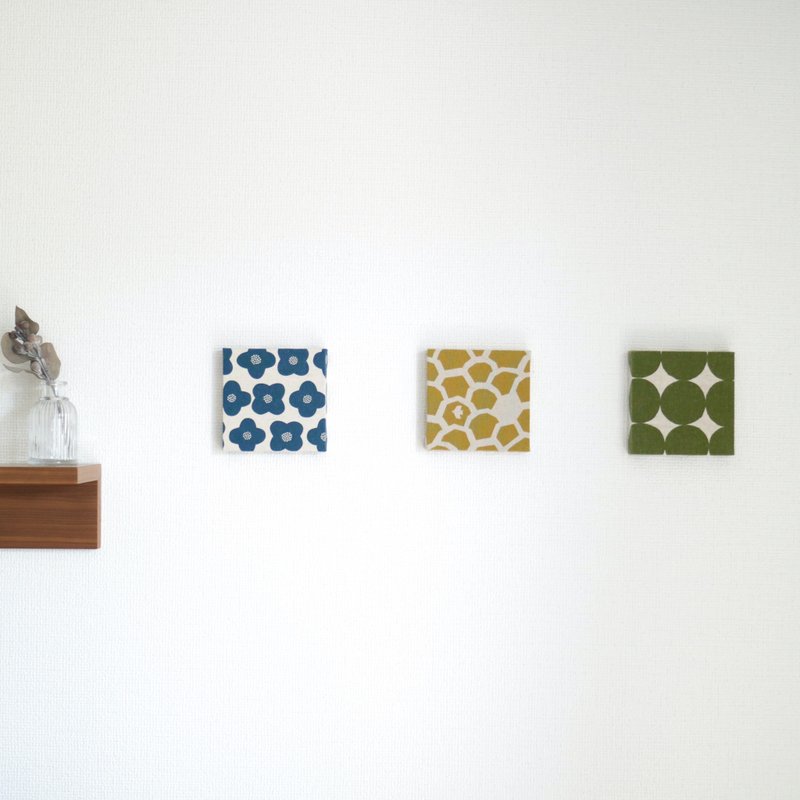 20x20cm 布料面板 4 件套 - 墙贴/壁贴 - 棉．麻 多色