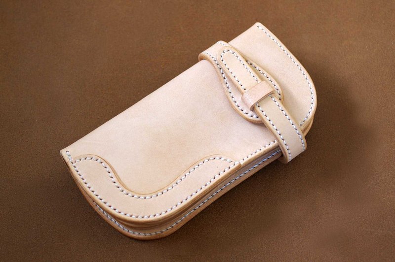 鞍形皮革钱包 装饰 - 皮夹/钱包 - 真皮 卡其色