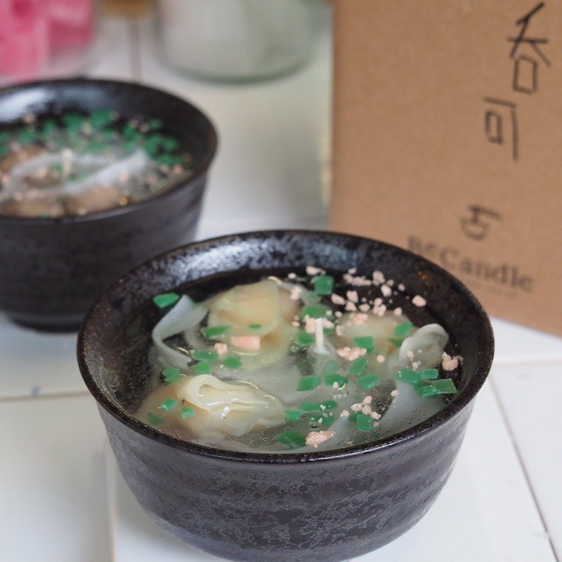 BeCandle 港式汤河 - 云吞河 - 蜡烛/烛台 - 蜡 