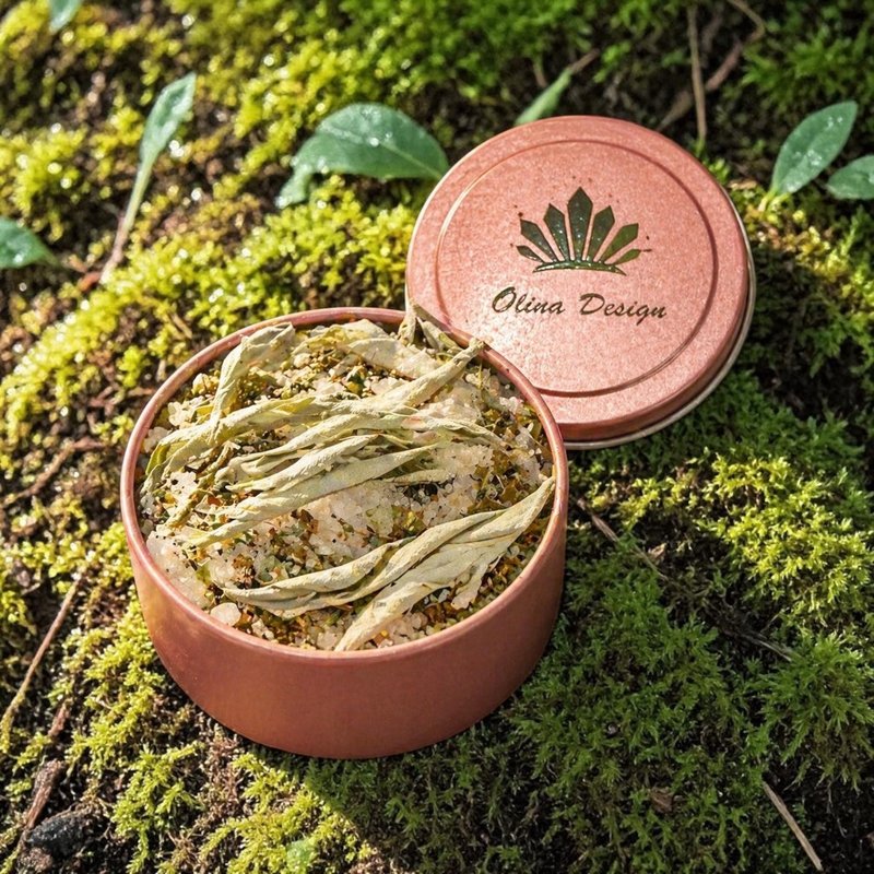 台湾小农纯叶草本 艾草 抹草 芙蓉 自然日晒干燥 食品级密封真空 - 香薰/精油/线香 - 水晶 多色