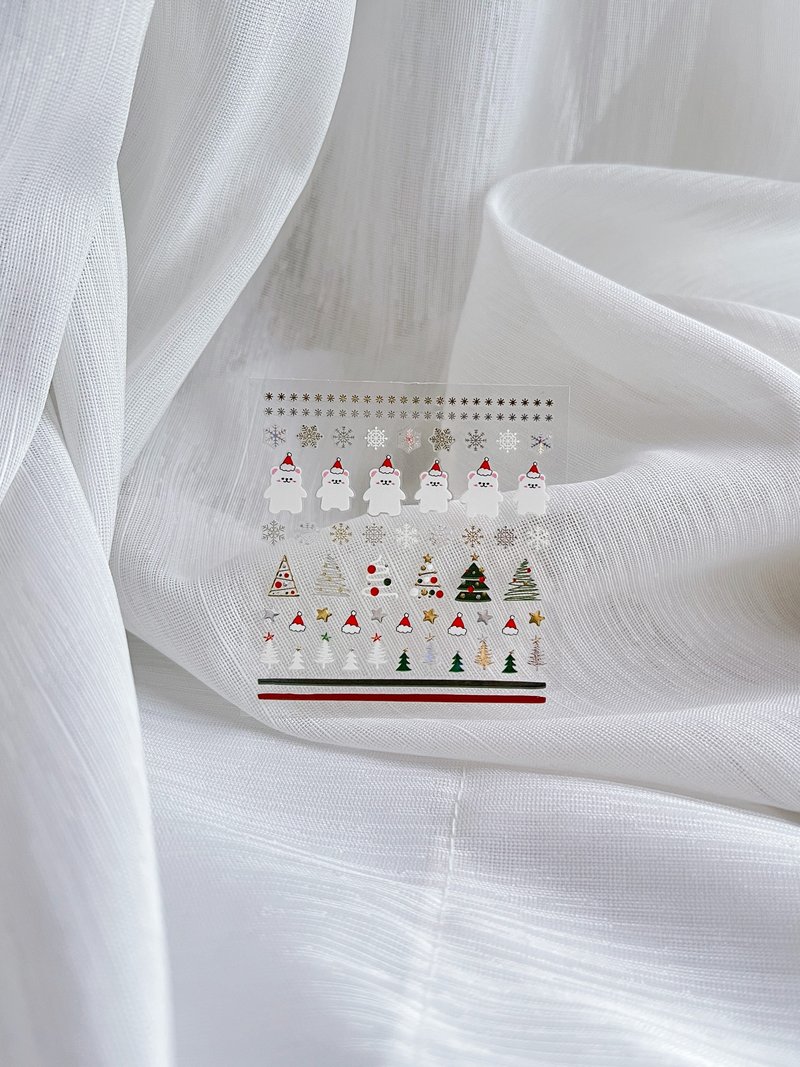 Mr. bear Nail Stickers 白熊先生造型小贴纸 - 木工/竹艺/纸艺 - 纸 多色