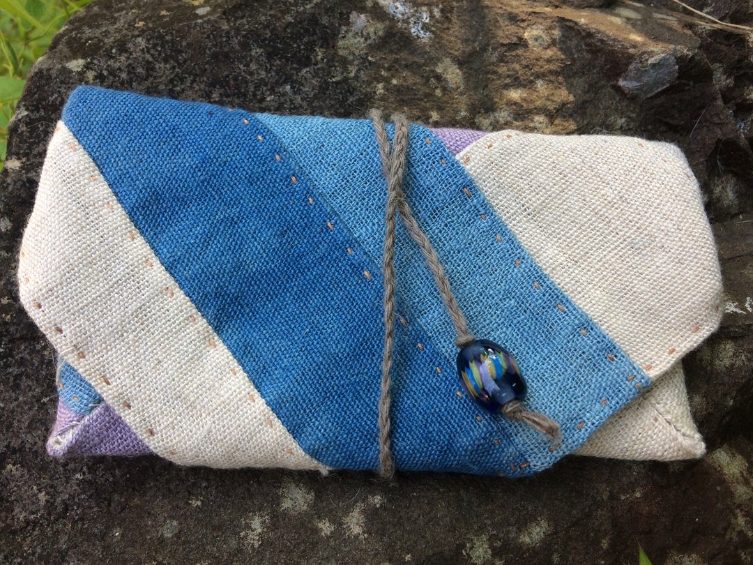 Hand woven hemp string wallet P 9 - 皮夹/钱包 - 棉 