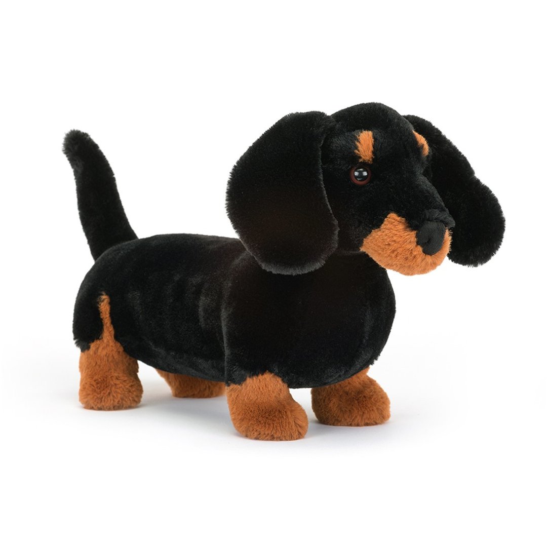 Freddie Sausage Dog 腊肠狗 - 玩偶/公仔 - 聚酯纤维 黑色