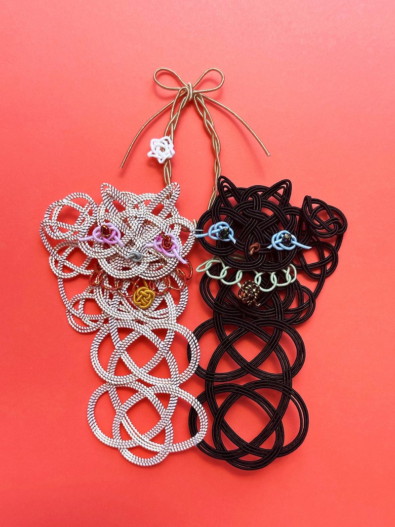 摆饰 招财猫 - 墙贴/壁贴 - 纸 黑色