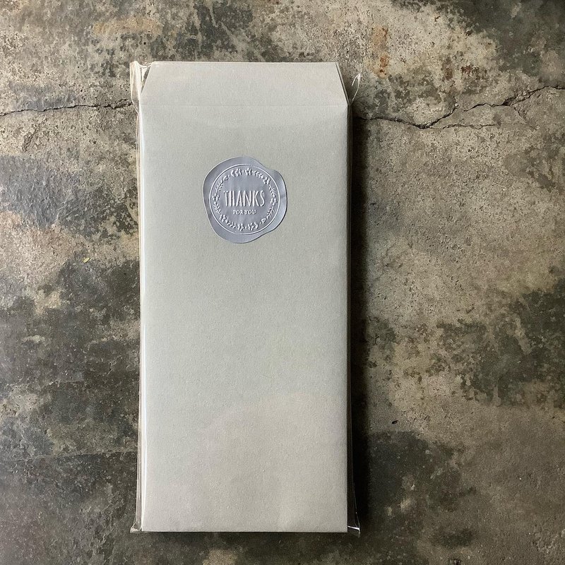 信封/直式/露禅纸/四色8入 - 信封/信纸 - 纸 灰色