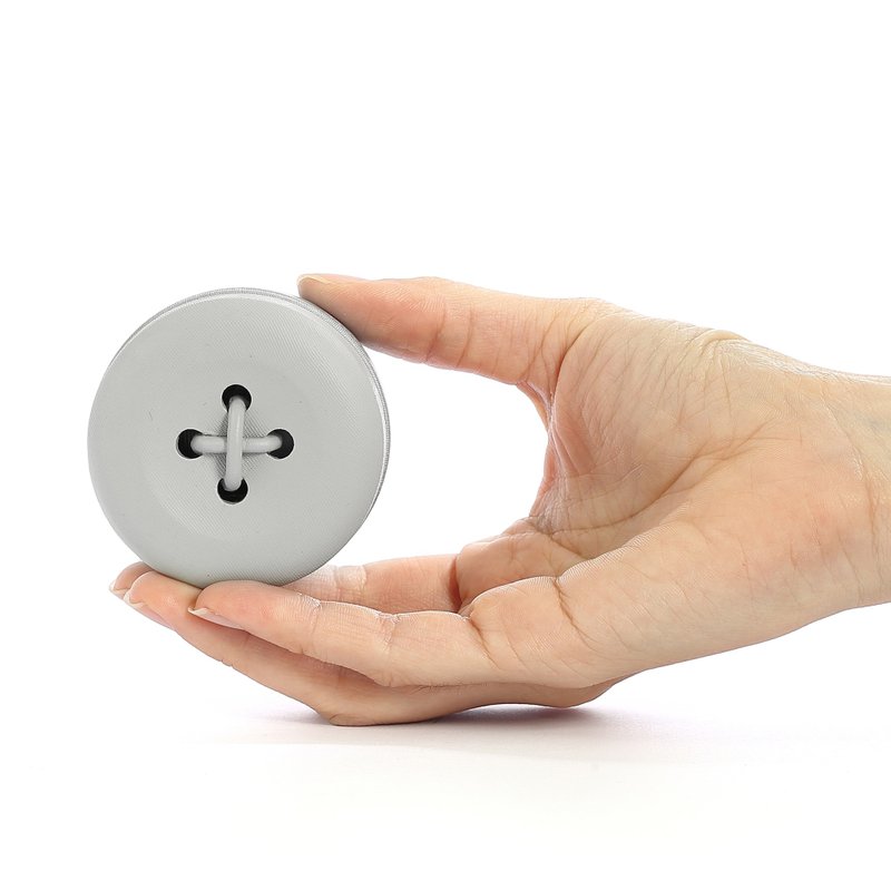 迷你莫兰迪灰钮扣 音乐铃摆饰 挂饰 圣诞 交换 告白 生日礼物 - 摆饰 - 其他材质 