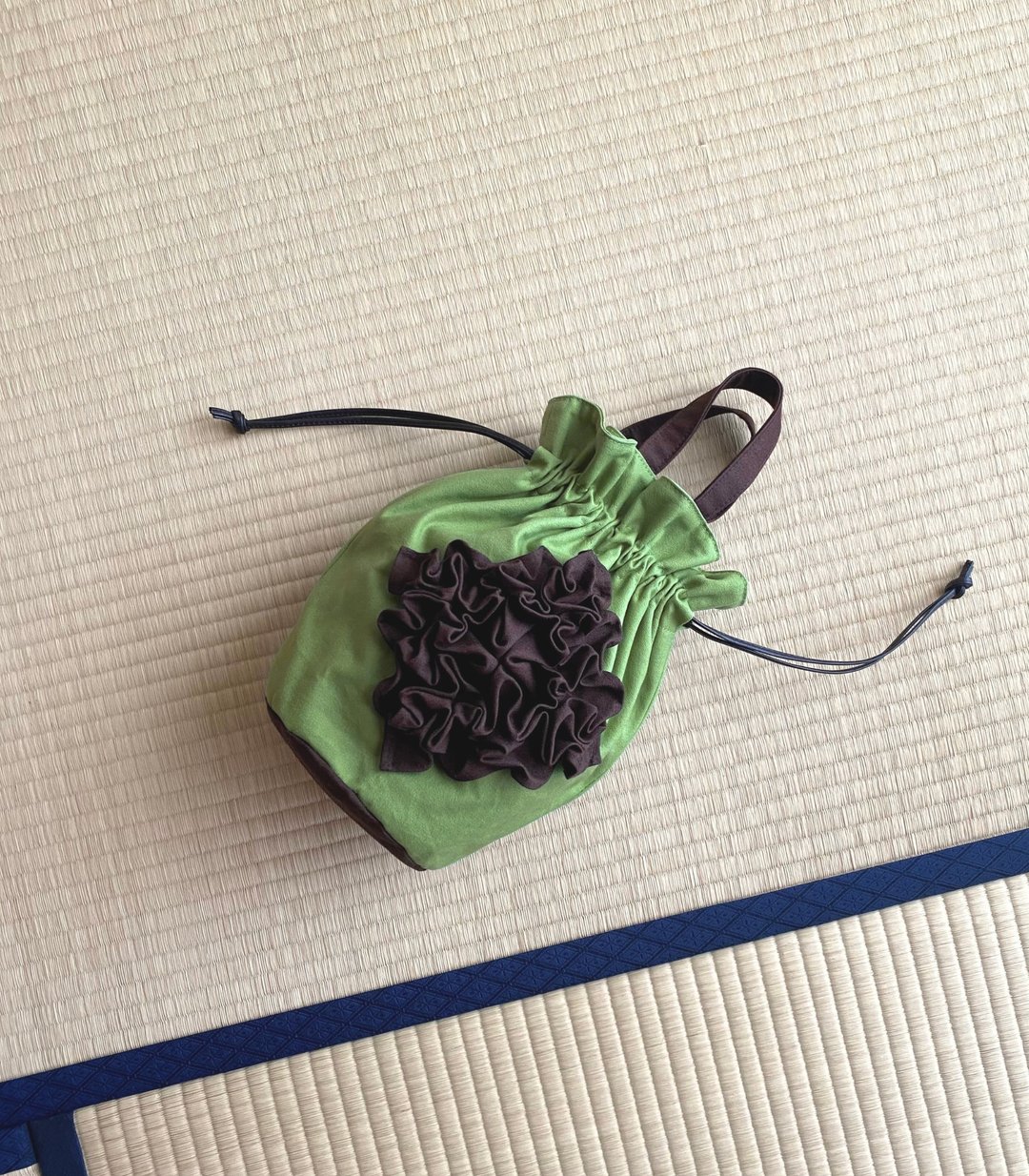 【订制生产】Hand-smocked Bag 11 - 手提包/手提袋 - 棉 绿色