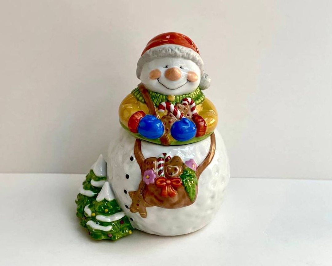 大瓷雪人雕像哈申罗伊特|新年雪人 - 其他 - 瓷 多色