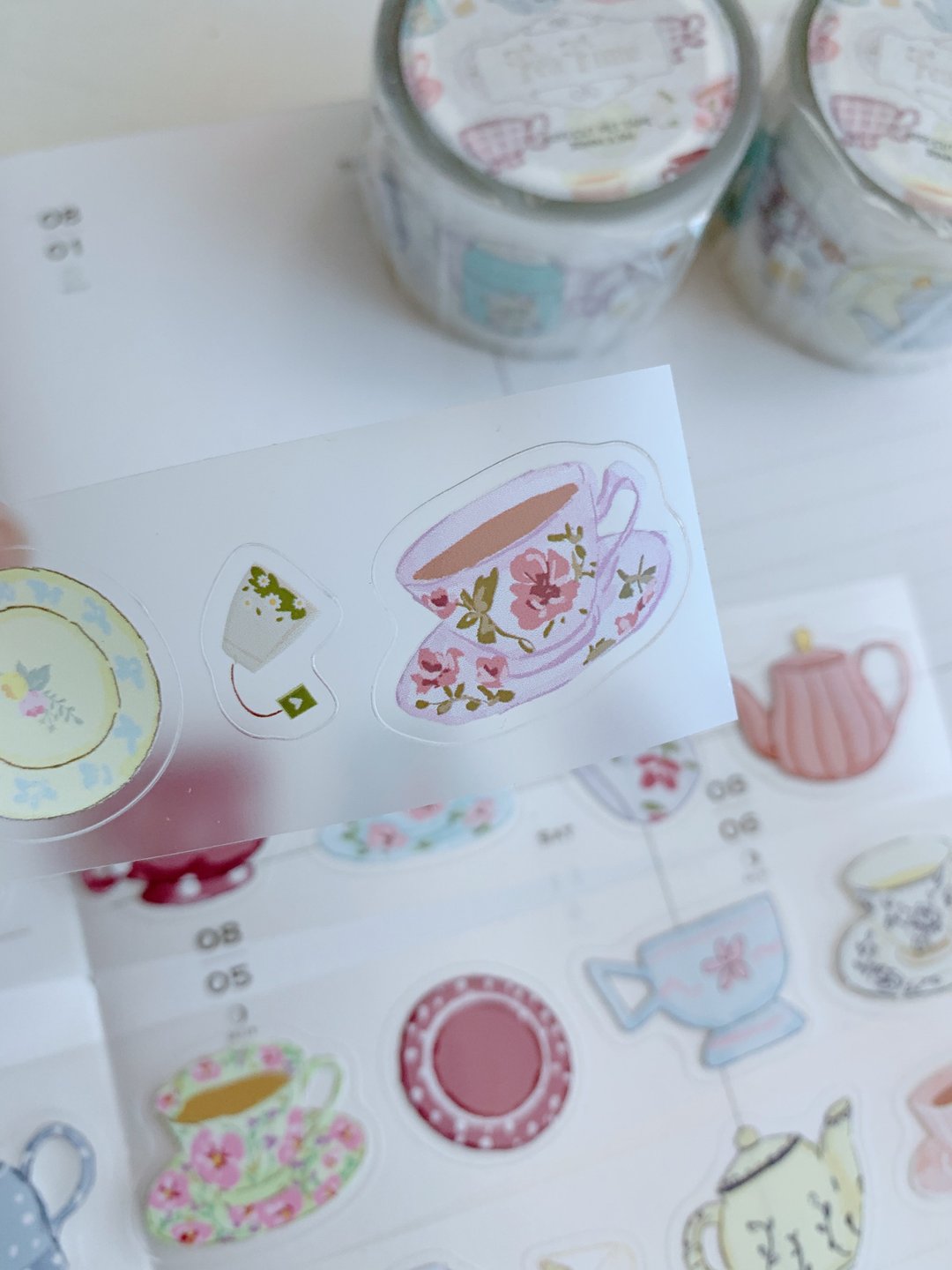 Tea Time / 模切 PET 胶带 - 纸胶带 - 其他材质 