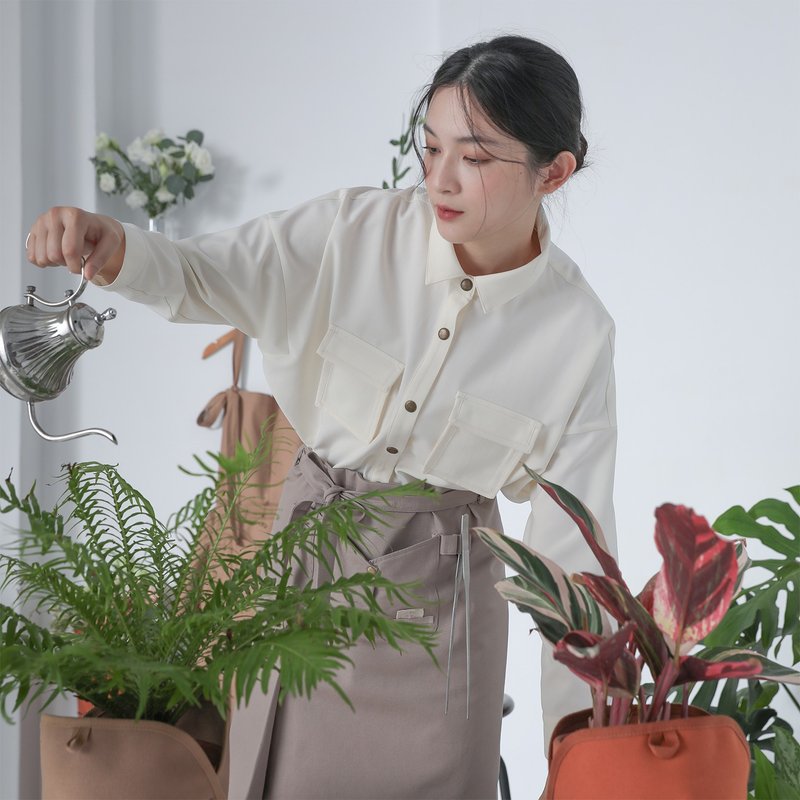 【闺蜜穿搭组合】冉冉大口袋衬衫 - 女装上衣 - 其他材质 多色