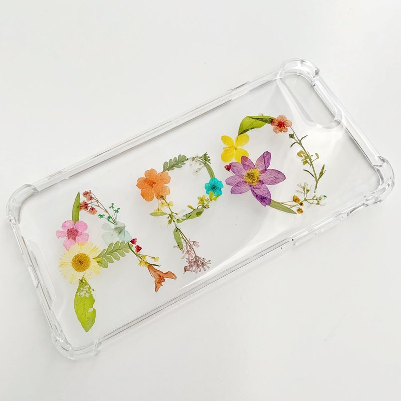 原创干燥花  英文字母手机壳  三字区 定制化 - 手机壳/手机套 - 植物．花 多色