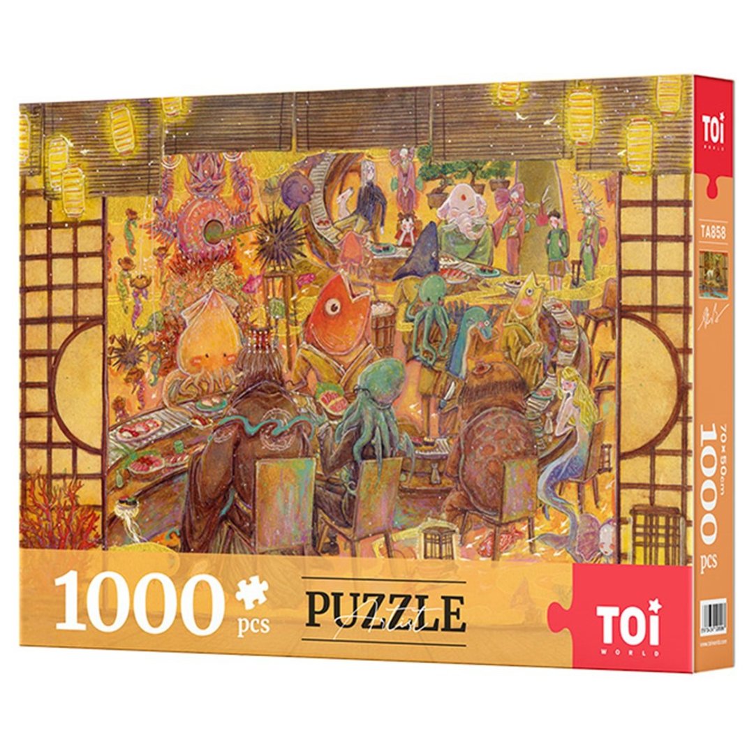 TOi图益 【建筑】 拼图1000片  盒好选择DIY动漫插画桌游 - 拼图 - 纸 