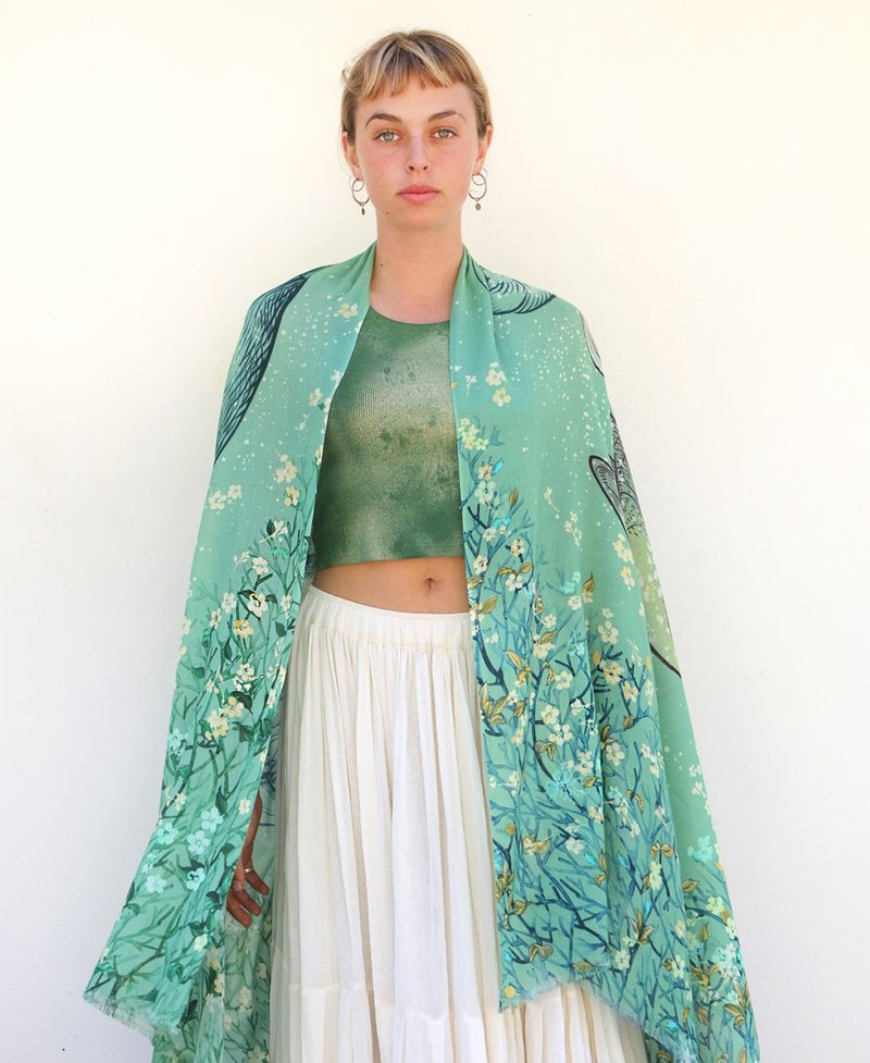 灵光乍现 披肩 - 丝巾 - 棉．麻 