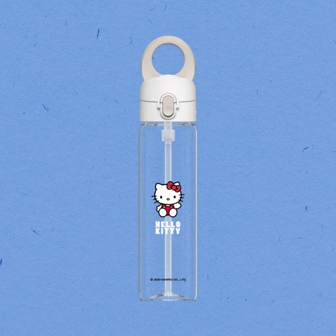 AquaStand磁吸水壶Tritan800ml(附吸管)|I'm Hello Kitty! - 水瓶/水壶 - 塑料 多色