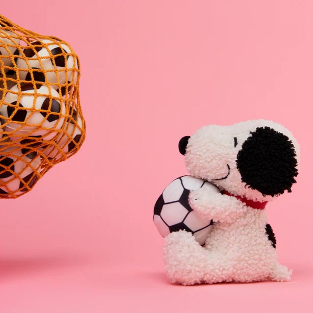 24H 快速出货 | BON TON TOYS Snoopy 史努比填充玩偶 - 足球狗 16cm - 玩偶/公仔 - 聚酯纤维 多色