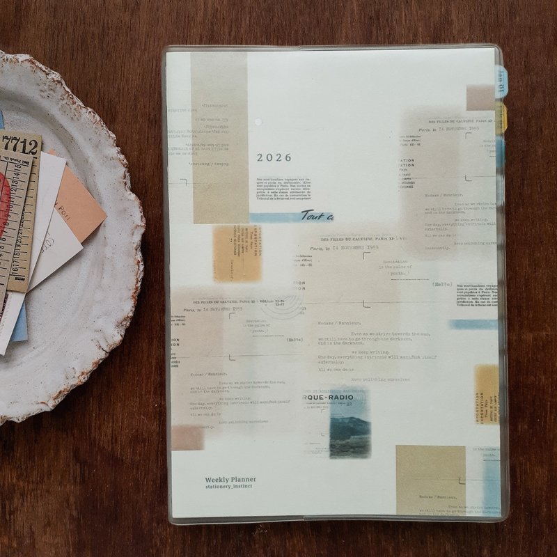 J人必用 ! 2026 染颜手帐 / 周记事 / 约12/29出货 - 笔记本/手帐 - 纸 多色