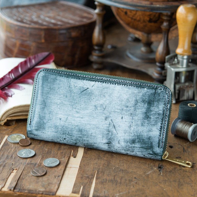 Made in Japan Cowhide Bridle made in JAPAN handmade leather wallet - 皮夹/钱包 - 真皮 