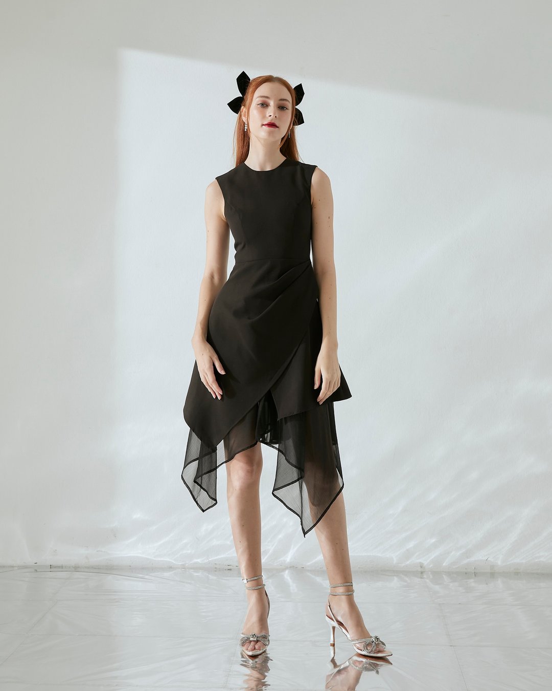 A-Line Wrap Dress (Cocktail dress, Party dress, Evening dress, Pre-wedding dress - 洋装/连衣裙 - 其他材质 白色
