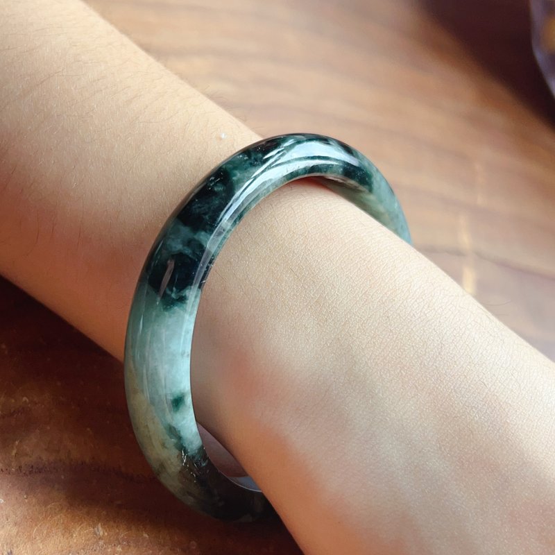 飘花翡翠手镯 | 18围 | 天然缅甸玉翡翠A货 | 送礼 - 手链/手环 - 玉石 多色