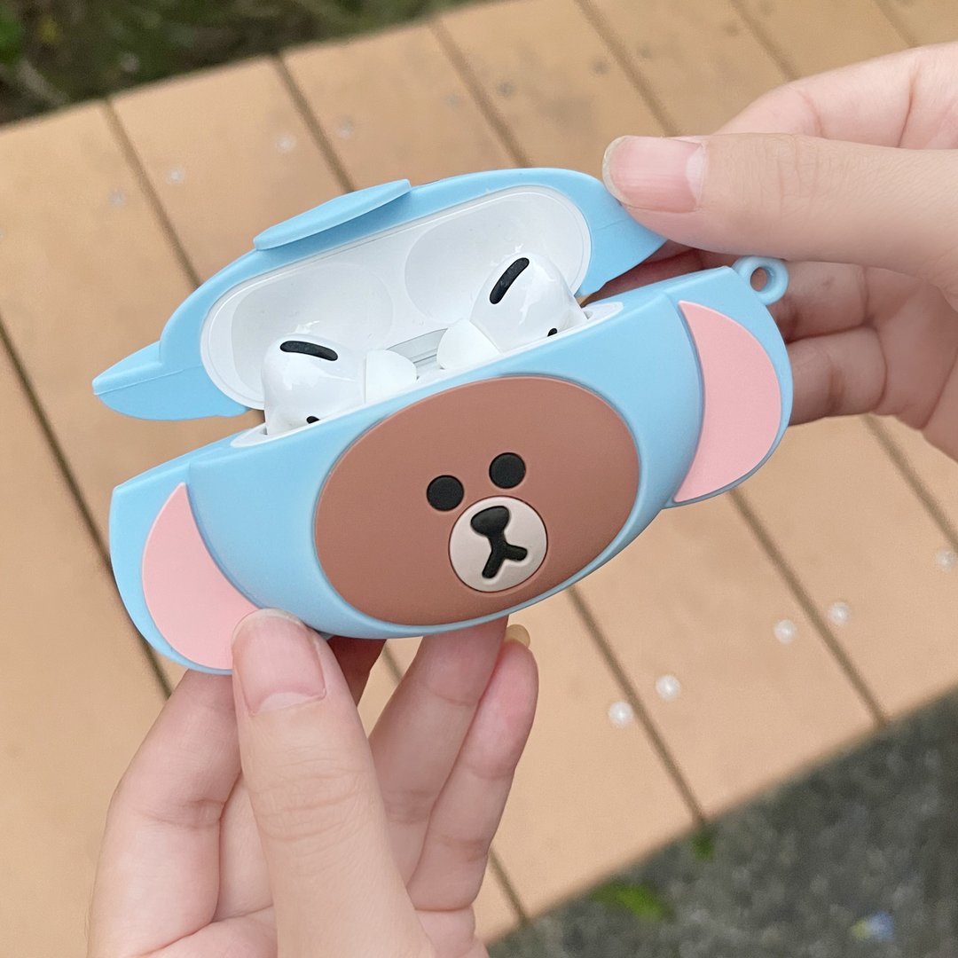 GARMMA LINE FRIENDS AirPods 1、2代/Pro 保护套 大象熊大 - 耳机收纳 - 塑料 