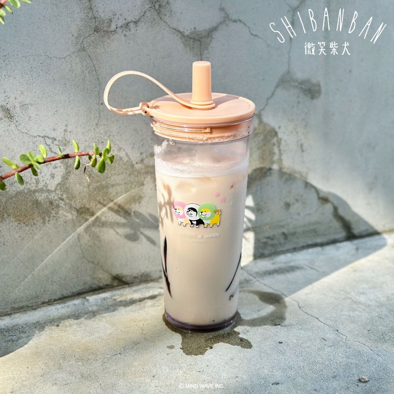 jaanlife 微笑柴犬联名款Eacy Cup  - 就想吃团子 - 水瓶/水壶 - 塑料 粉红色