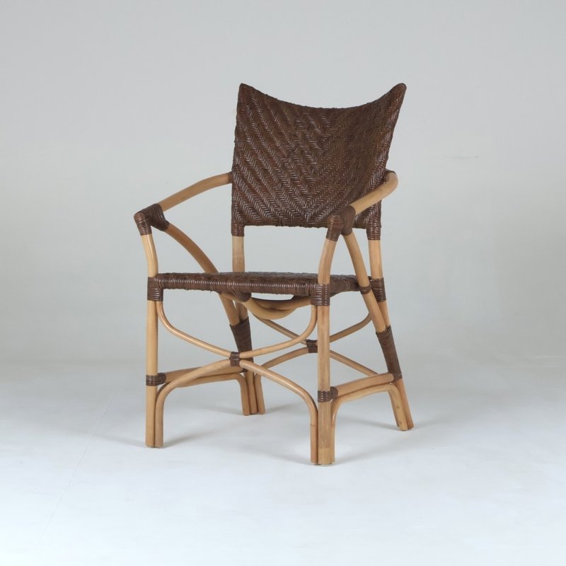 藤椅-休闲椅-北欧藤椅/室内椅/Indoor - 椅子/沙发 - 其他材质 卡其色