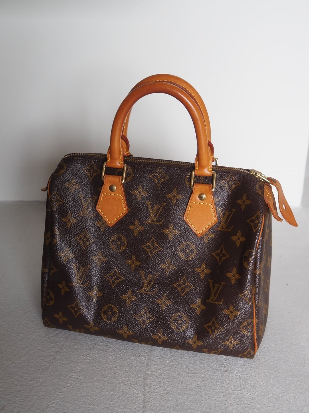 LOUIS VUITTON 路易威登 Monogram Speedy 25 手提包 波士顿包 棕色 古董级单品 - 手提包/手提袋 - 真皮 咖啡色