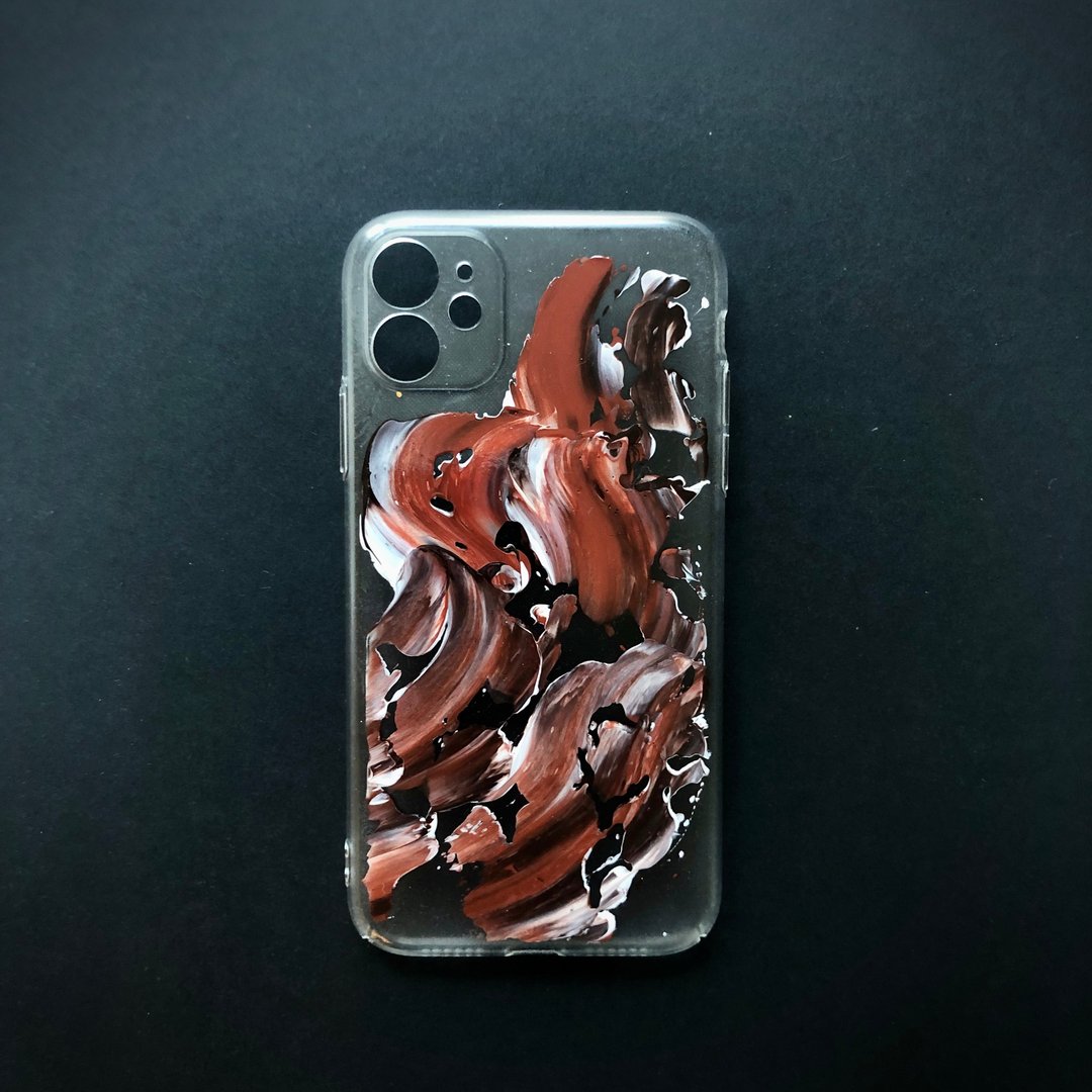 Acrylic 手绘抽象艺术手机壳 | iPhone 11 |  Woodland - 其他 - 压克力 咖啡色