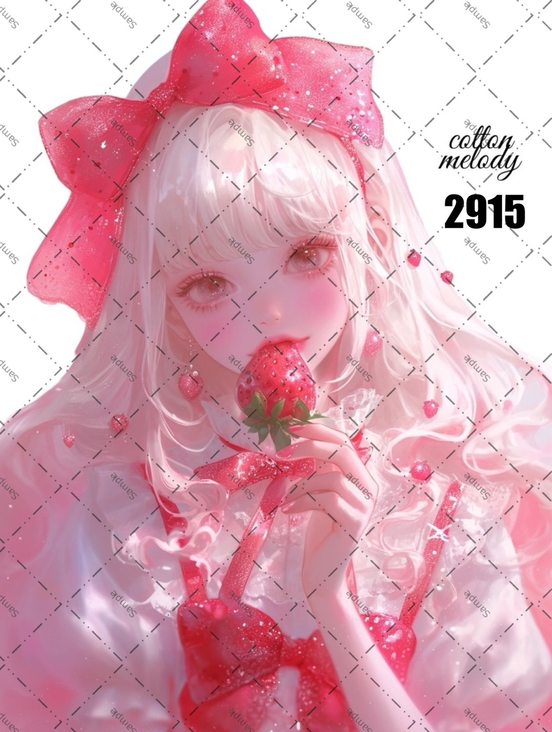 original sticker no.2915 人物贴纸 原创贴纸 原创人物贴纸 装饰贴纸 cotton melody - 贴纸 - 纸 