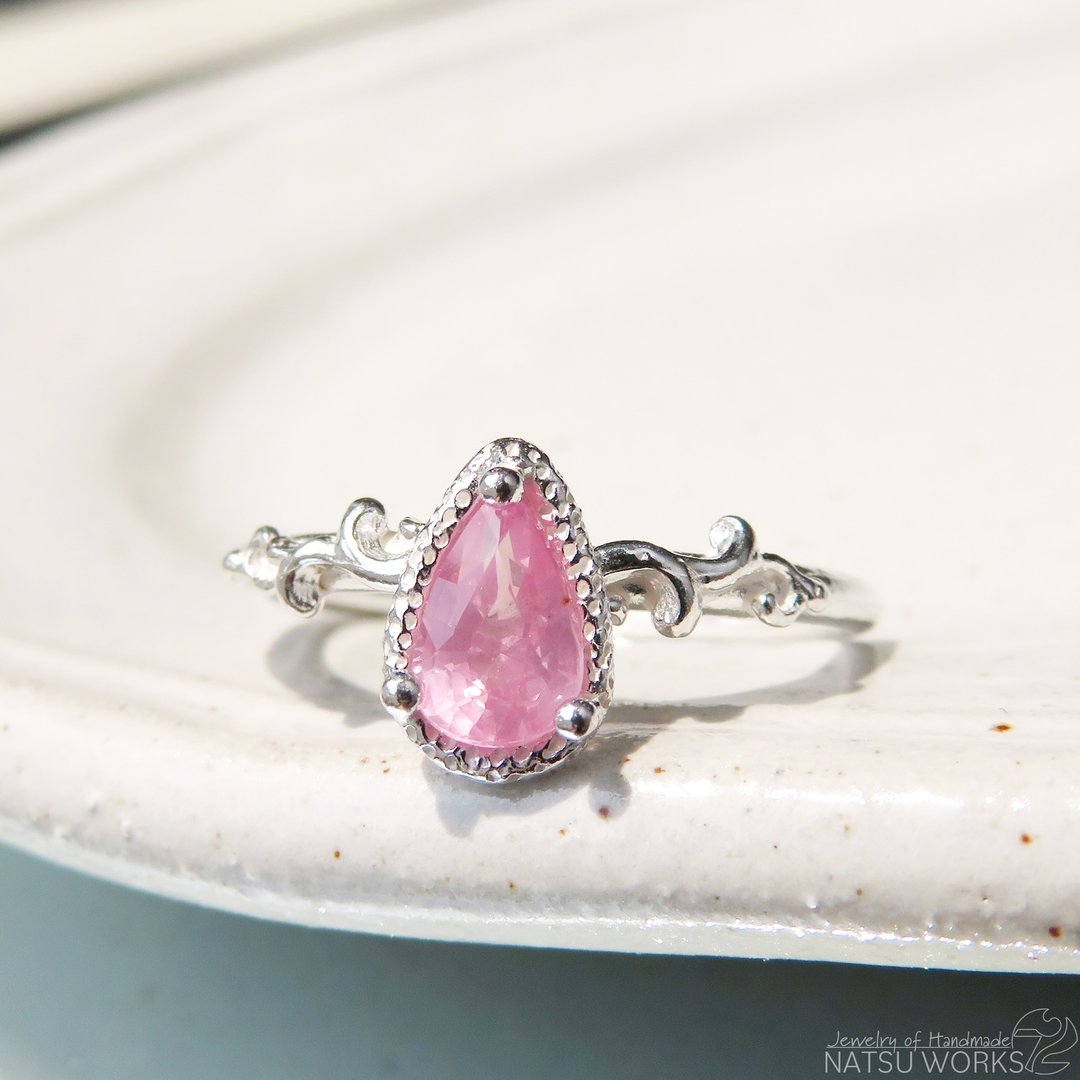 尖晶石戒指 / Spinel Ring lll - 戒指 - 宝石 粉红色