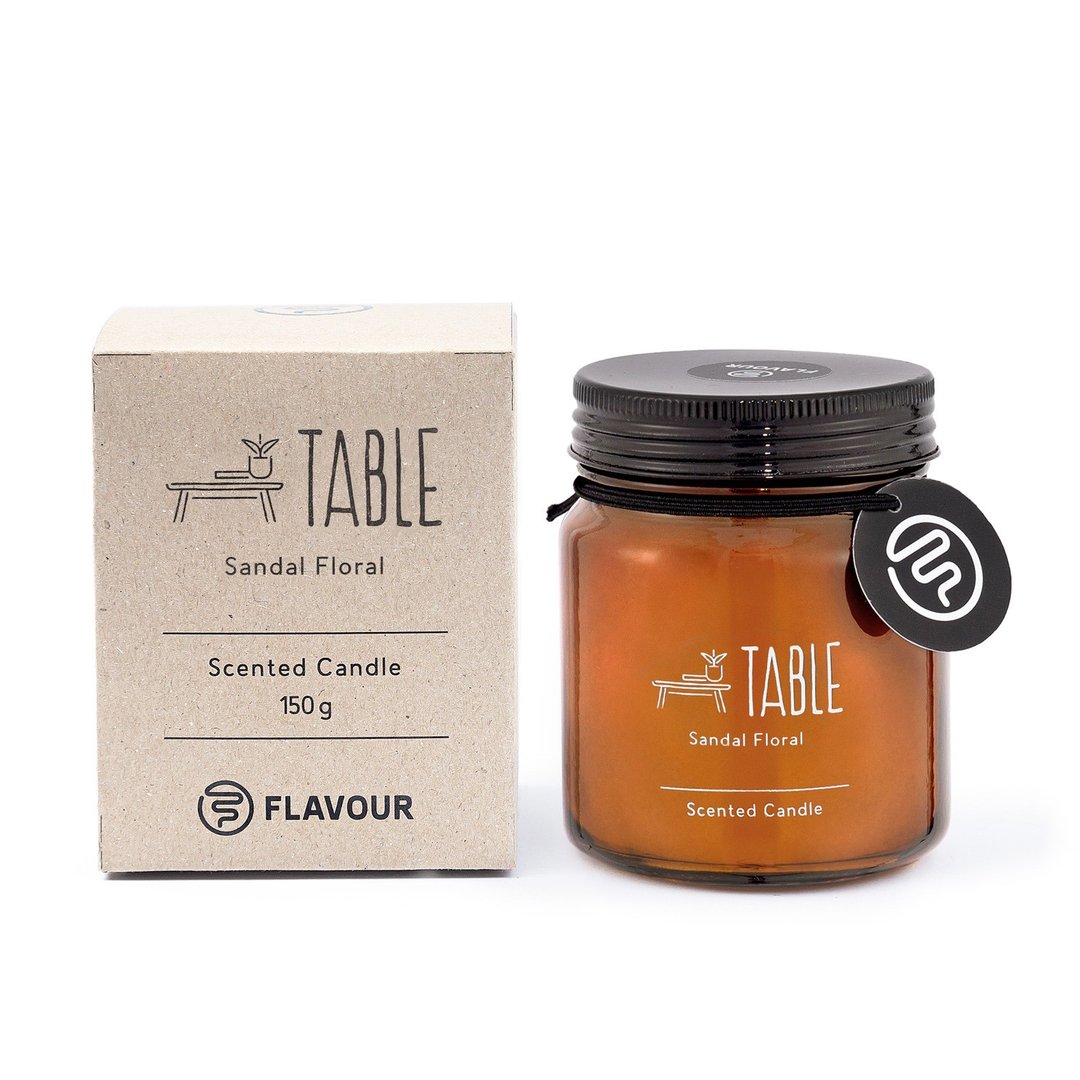 FLAVOUR 宠物友善系列 TABLE |香氛蜡烛 |檀木花香调 - 蜡烛/烛台 - 其他材质 