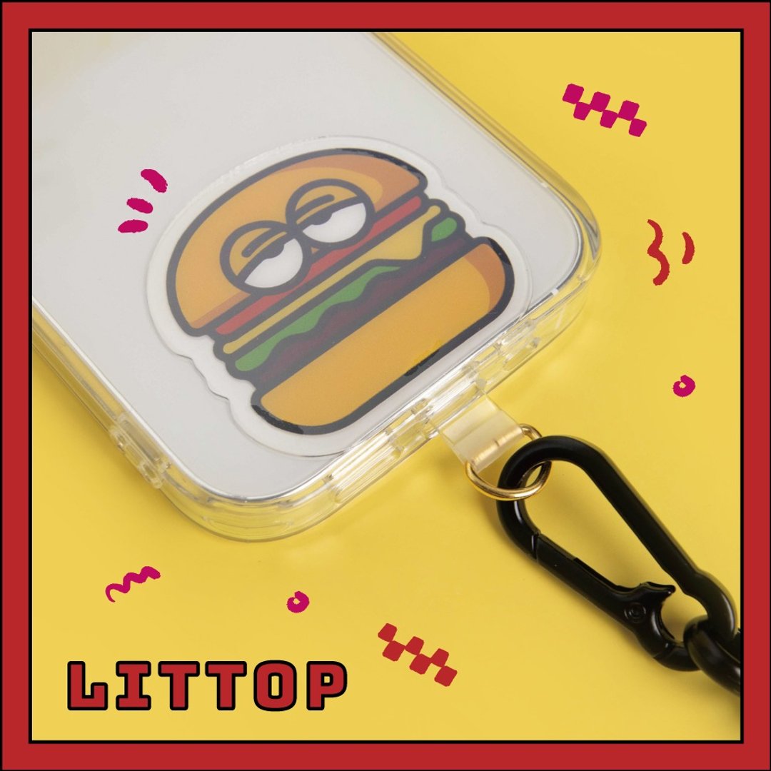 日头LITTOP 联名款 | 手机挂绳夹片【厌世堡】 - 手机配件 - 塑料 卡其色