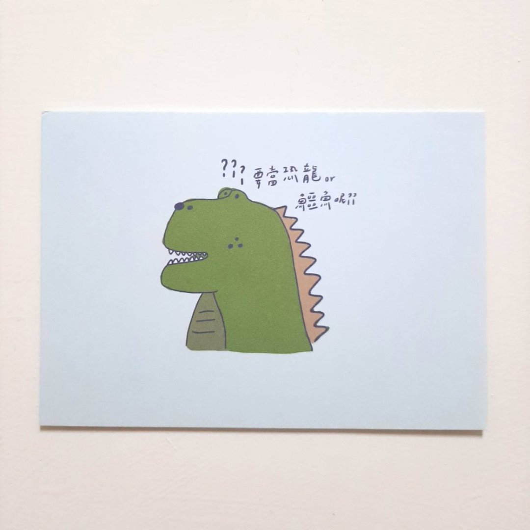 |明信片| 做自己就好了 / 011 - 卡片/明信片 - 纸 蓝色