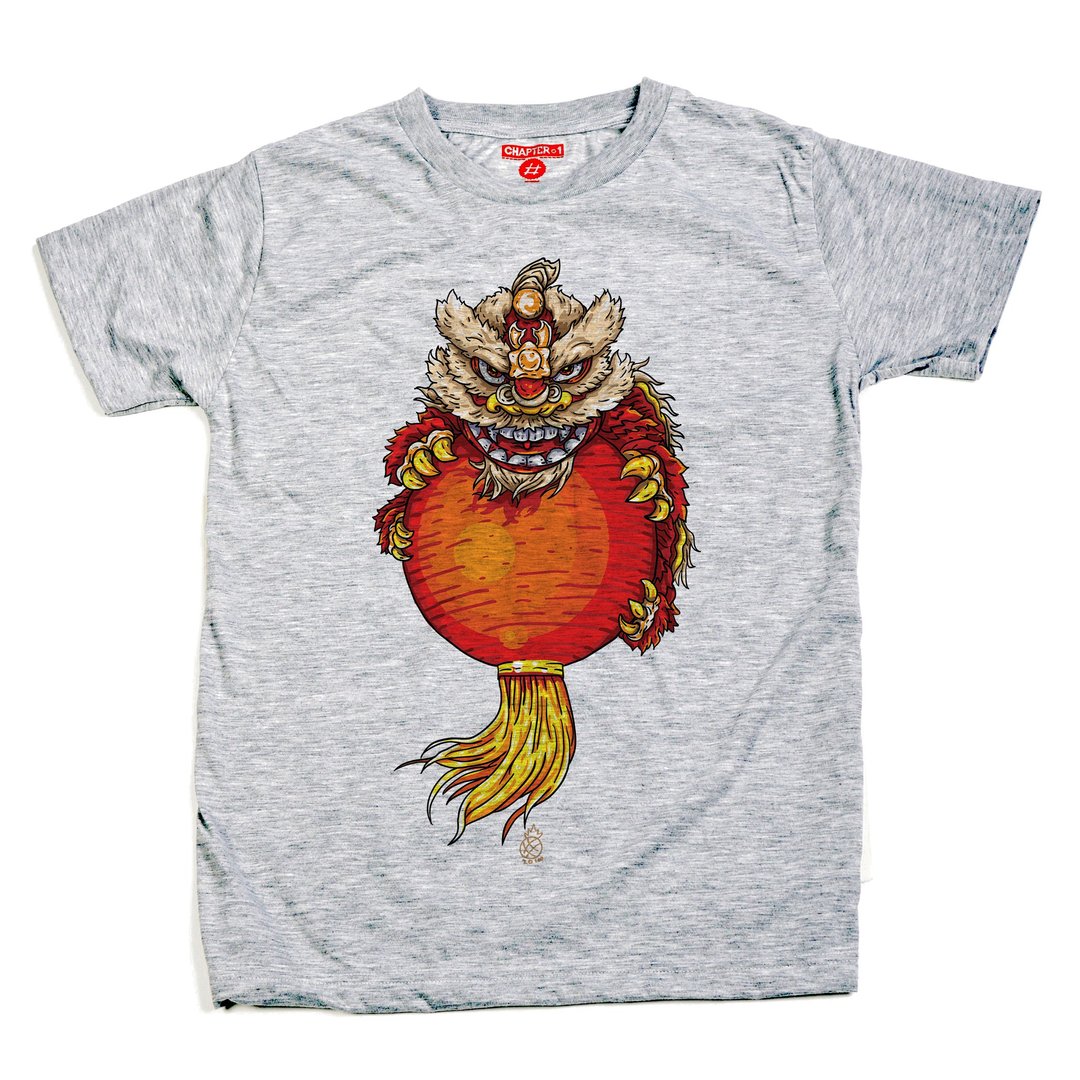 Dragon Lantern unisex men woman cotton mix Chapter One T-shirt - 男装上衣/T 恤 - 棉．麻 白色