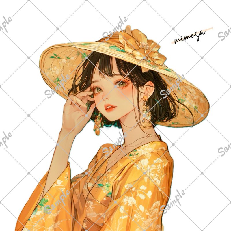 原创人物贴纸 5入组 - 贴纸 - 纸 