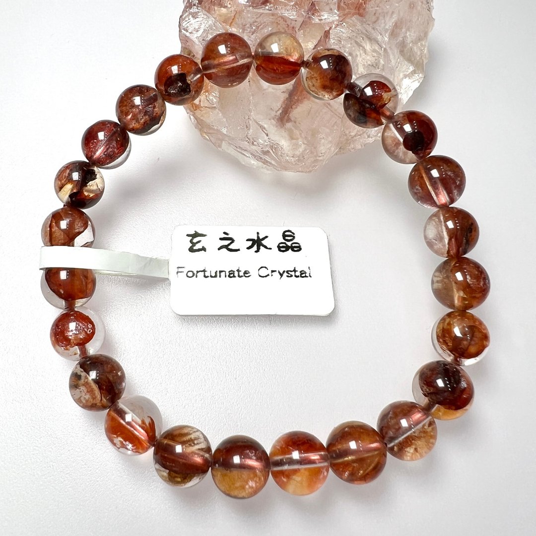 锦鲤胶花手串 | 水晶 | 水晶手串 | 水晶手链 | 水晶手链 - 手链/手环 - 水晶 红色