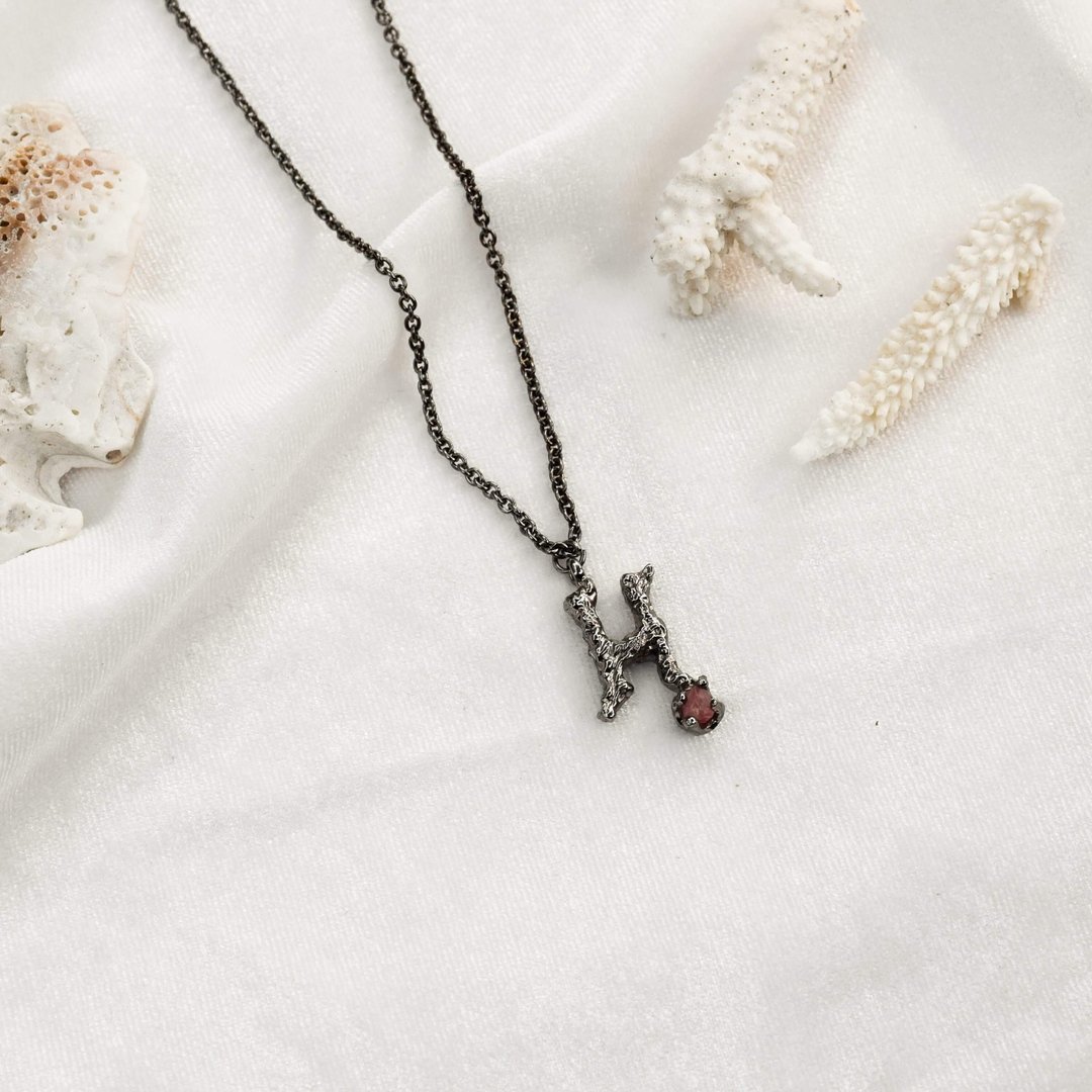 Alphabet pendant H letter - 项链 - 铜/黄铜 