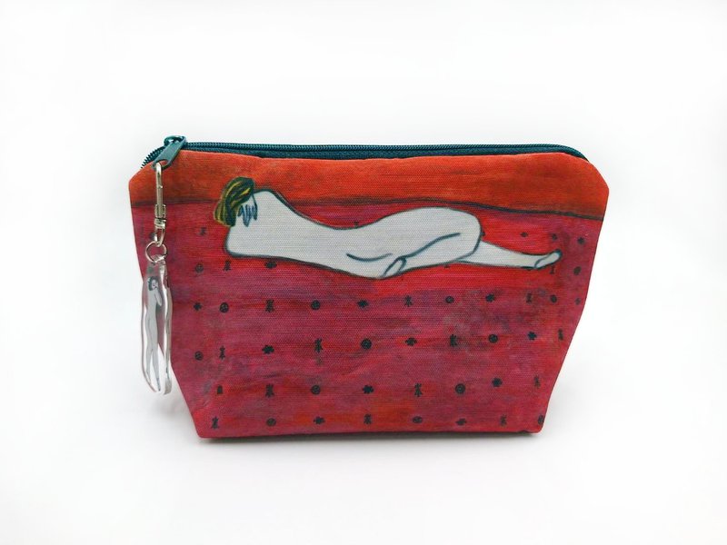 双人像化妆包 - 化妆包/杂物包 - 其他人造纤维 红色