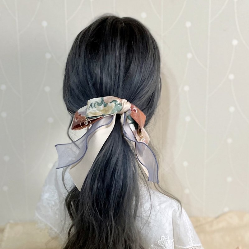 荷兰布艺坠饰香蕉夹 弹簧夹 发叉 发圈 大肠圈 边夹 马尾夹 发夹 - 发饰 - 其他材质 多色