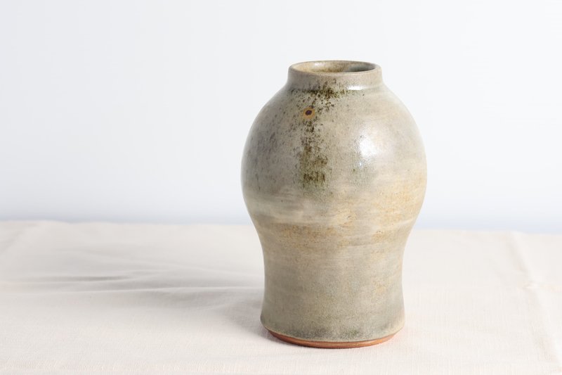 墨灰绿瓶 - 花瓶/陶器 - 陶 